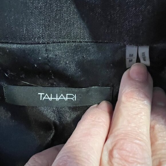 Tahari belted jacket blazer - Picture 7 of 14